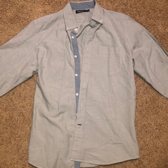 Light Blue Nautica Button Down - Picture 1 of 3